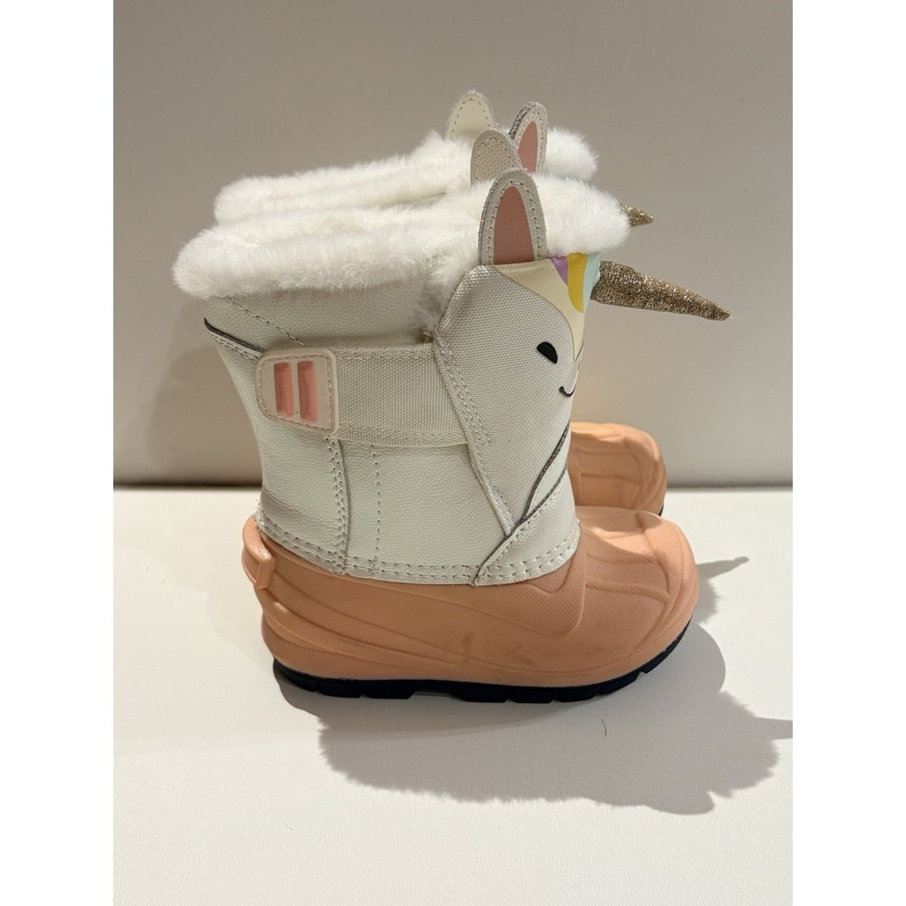 Toddler Frankie Unicorn Winter Boots White/Pink - Cat & Jack‎ - SIZE 6 NWOT